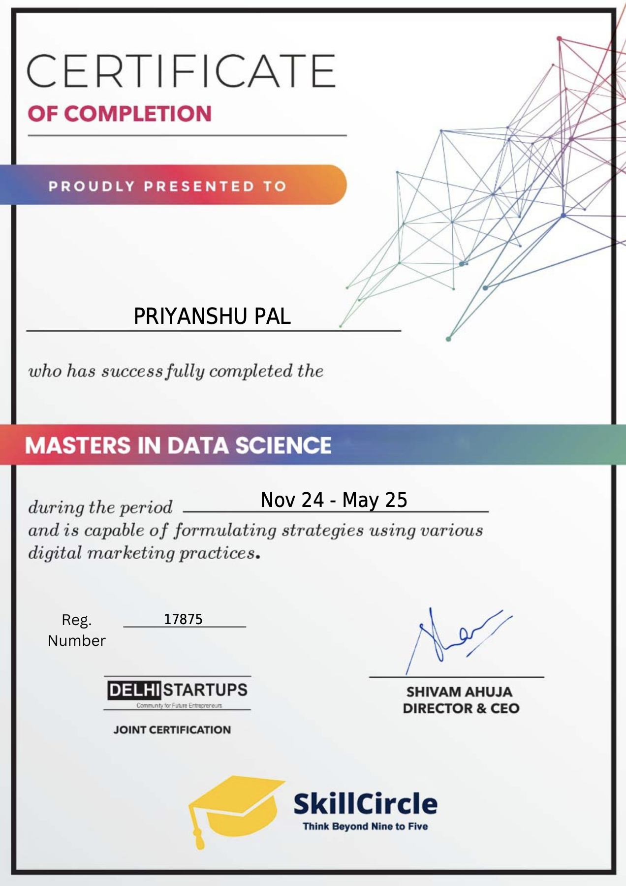 Masters in Data Science